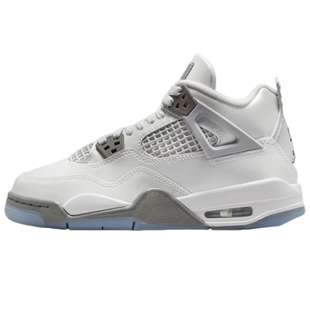 NIKE耐克男大童AIR JORDAN 4 RETRO气垫运动训练篮球鞋HV4401-014
