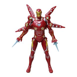 钢铁侠手办玩具绿巨人反浩克蜘蛛侠公仔可动蛋糕摆件儿童礼物男孩