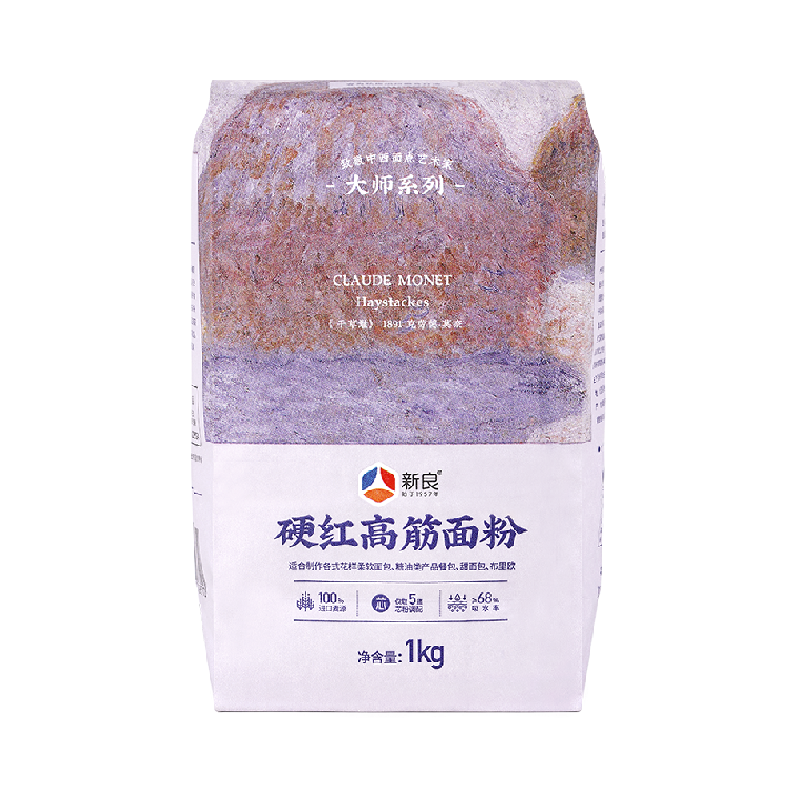 新良硬红家用大师级高筋面粉1kg