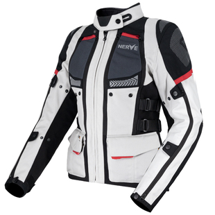 NERVE涅夫火山摩托车电加热骑行服套装冬季拉力服男女保暖防水