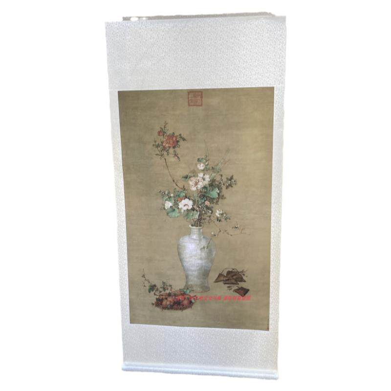 郎世宁-午瑞图花卉国画