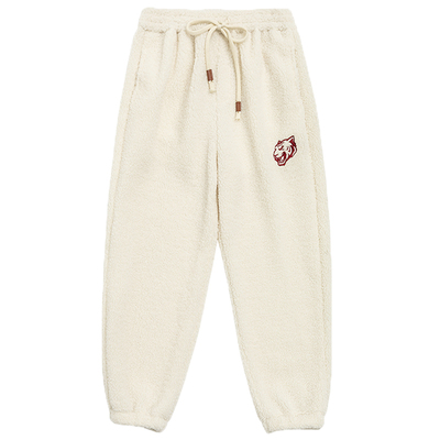 百搭羊羔绒卫裤运动休闲男