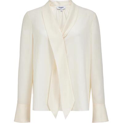 VeroModa衬衫V领飘带优雅知性