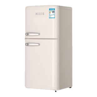 MESG复古冰箱家用小型双门单门冷藏冷冻租房公寓省电静音一级能效