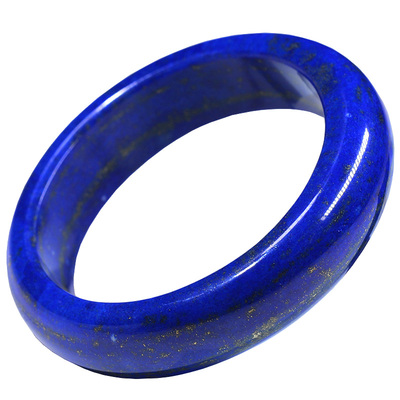 天然阿富汗青金石帝王青手镯女