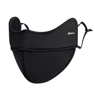 特步保暖口罩冬季女高颜值2025新款显脸小加绒防风防寒面罩3d立体