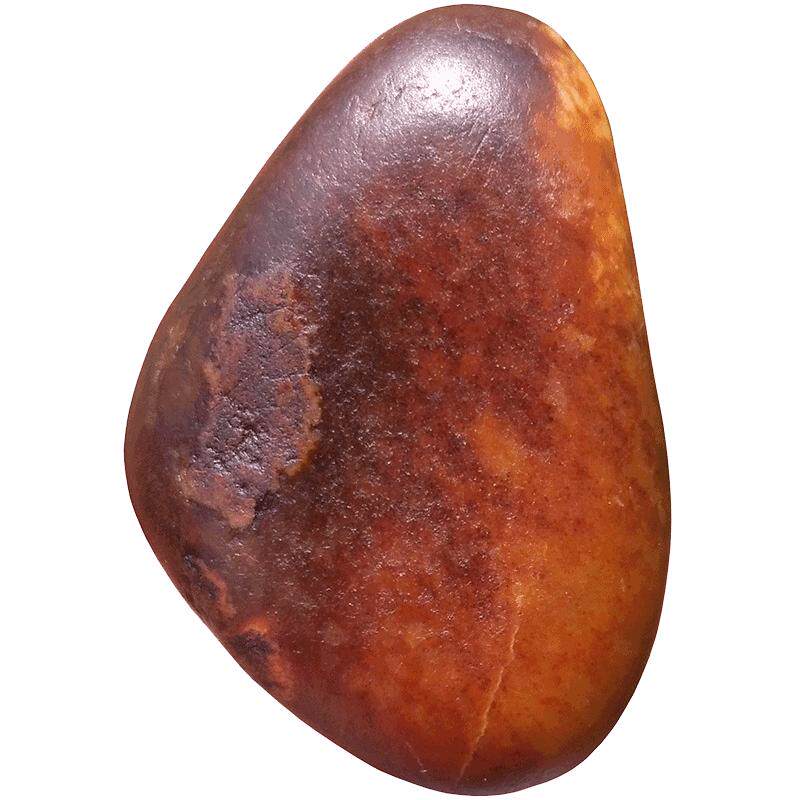 新疆和田玉籽料吊坠红沁原石