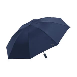 天堂伞全自动纯色简约商务防雨大伞三折便携折叠加厚加固雨伞男女