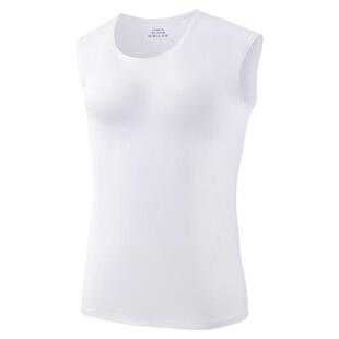 妈妈背心女纯棉中老年人夏季大码老太太全棉吸汗奶奶白色内衣汗衫