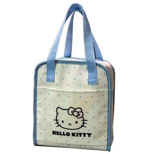 正版凯蒂猫大容量保温饭盒袋高级感可爱便当包上班族带饭包手提包