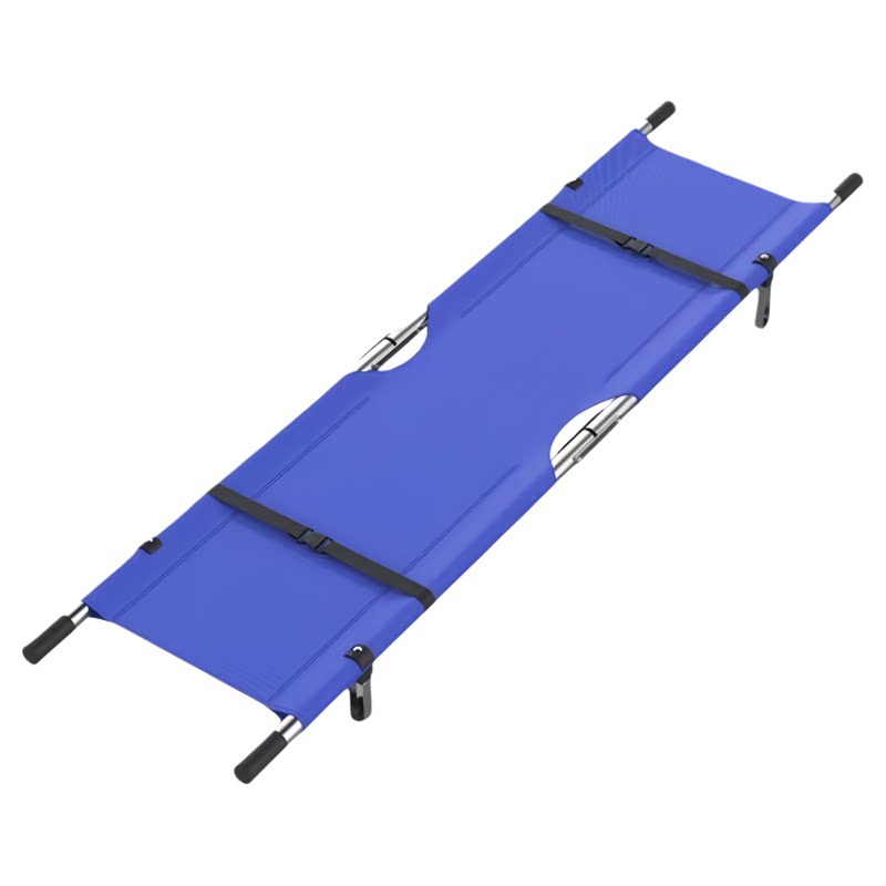 担架应急救援单架担架床医用简易便携抬人上下楼医疗带轮担架加厚