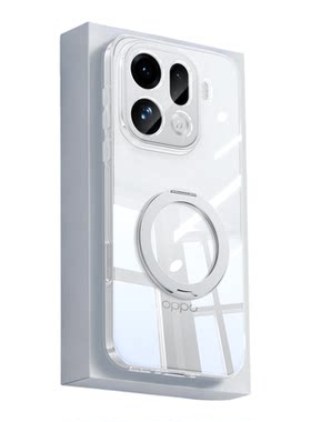 【透明支点壳】适用OPPOFindx9手机壳Findx8Pro超薄x7ultra保护套OPPO新款带支架Find硅胶s+全包防摔男女外壳