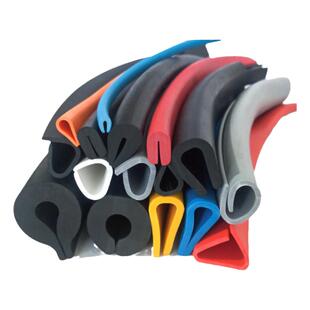 橡胶圆角U型c型密封条包边条卡槽橡胶钢板卡条玻璃嵌条铁皮防撞条