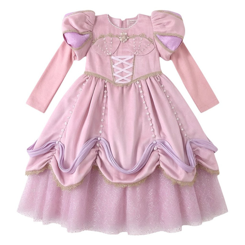 阿米童装苏菲亚公主裙生日礼服