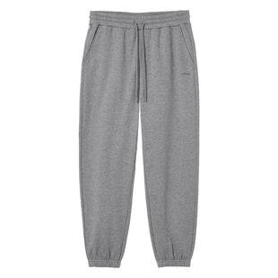 热风2025年冬季新款男士基础休闲卫裤加绒加厚锁温保暖