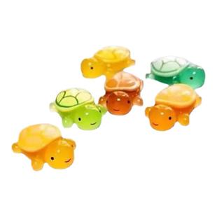 树脂小乌龟洞洞乐抖音同款卡通对对碰diy配件王八海龟桌面小摆件