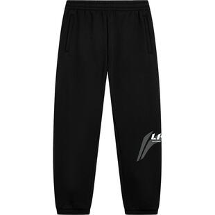 李宁热力裤百搭新款男士春季休闲裤拉链口袋毛圈束脚针织运动裤