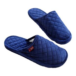 防滑颗粒情侣包头水晶绒毛毛布底拖鞋居家居室内木地板秋冬季情侣