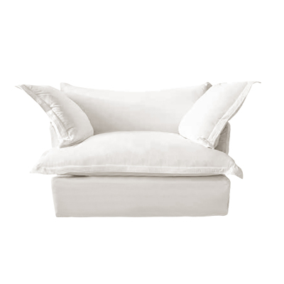 伯林客超软乳胶沙发可拆洗单人位