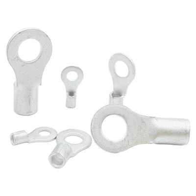 OT4-6 冷压圆形O型裸接线端子线鼻子 厚0.7MM 黄铜1000只