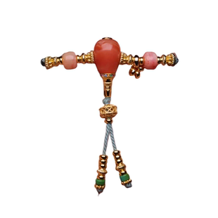 天然红玛瑙南红古法金三通套装组合佛头金刚菩提108长串配饰配件