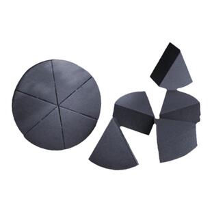 三角形粉扑皮面美妆蛋粉底液不吃粉圆形黑色海绵化妆师跟妆帕瑞诗