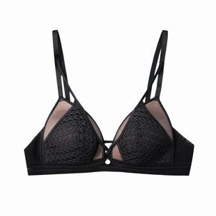 DonnaForte三角杯内衣立体浮雕真丝无钢圈文胸薄款|Paloma Relief