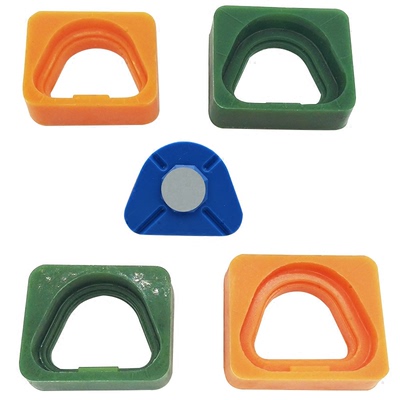 牙科石膏模型底座口腔印模硅橡胶高强磁铁全口义齿围模盒神器牙托