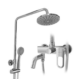 JODEN乔登淋浴大花洒套装家用挂墙淋雨喷头卫生间活动冷热水龙头