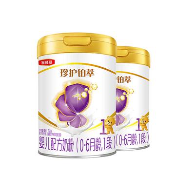 金领冠珍护铂萃1段0-6月750g*2罐
