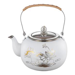 304不锈钢煮茶壶提梁壶烧水壶大容量泡茶壶电磁炉煮茶带茶漏水壶