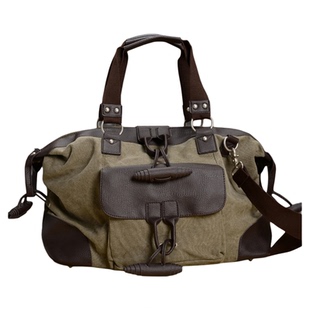 梵客莱利韩版单肩旅行手提包帆布包复古斜挎男包斜跨背包休闲男士