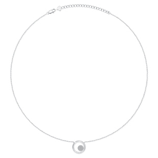 VIGG月晕项链女2026新款s925纯银轻奢高级感锁骨链时尚精致百搭