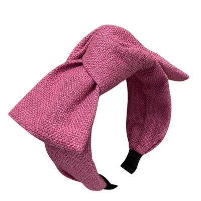 显脸小超大蝴蝶结发箍女2025新款高颅顶洋气芭比粉头箍压发卡头饰