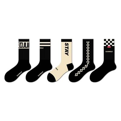 袜子女ins潮美式复古中筒袜