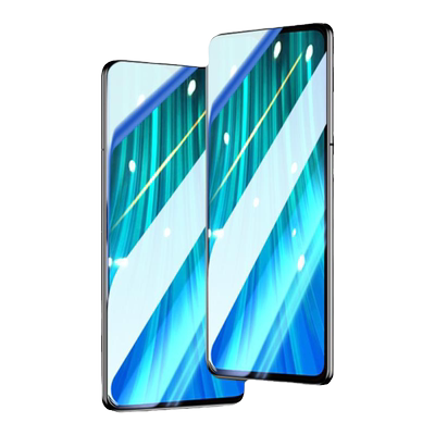 适用红米note8pro钢化膜无白边