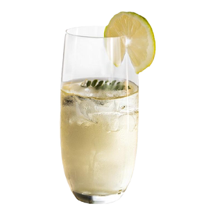 捷克BOHEMIA进口 果汁杯牛奶杯家用水晶玻璃杯绿茶水杯带旋转杯架