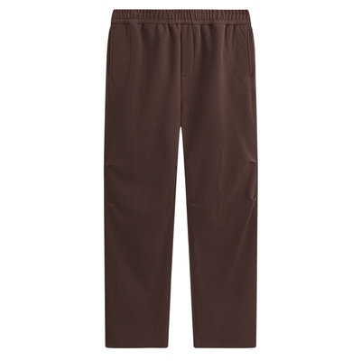 MODE COMMUTER | MC重磅混纺拉毛毛圈针织拼接阔腿型伞兵梭织长裤