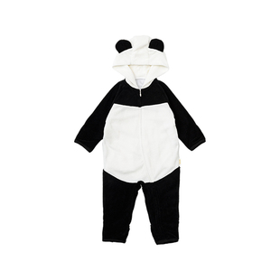 MARLMARL男女宝宝儿童春秋季家居服外穿连体服保暖熊猫lullaby