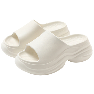 9CM厚底增高拖鞋女士夏季防滑外穿沙滩2026新款时尚高跟踩屎感男