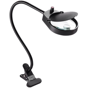 台式放大镜台灯工作台带led灯焊接桌面支架维修用电路板焊台雕刻微雕高清高倍夹式修手表专用手机钟表专业100