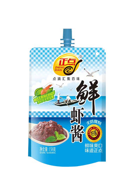 正点鲜虾酱好吃不咸保质期1年半