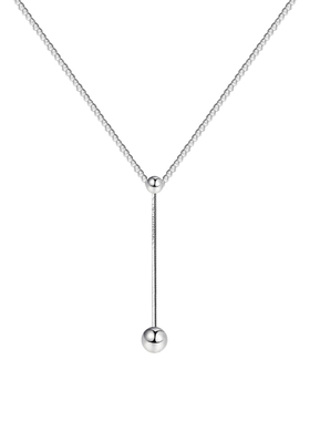 MISSANNA轻奢极简银饰吊坠项链