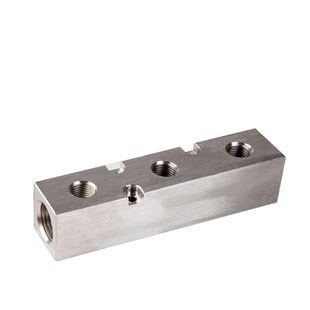 气动分气块多管路气路气体气源分流分配器气排 管开关直通接头2分