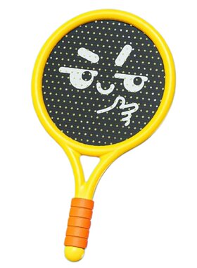 儿童弹弹球静音球拍弹力网球宝宝室内运动器材羽毛球户外训练玩具
