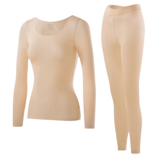 草本初色山茶花青少年秋衣秋裤套装男女大童初高中学生儿童保暖衣