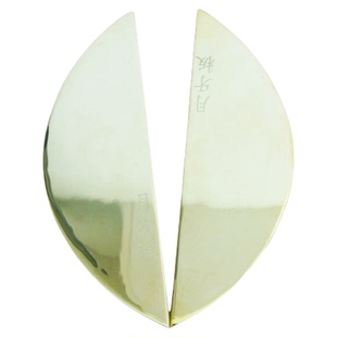 山东快书板专业演奏鸳鸯板黄铜月牙书板乐器配件评书快书表演板