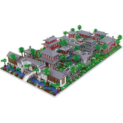 【新品】苏州园林积木模型拼装
