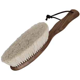 元素集羊毛羊绒大衣护理专用打理刷胡桃木马鬃刷毛神器毛呢去毛刷