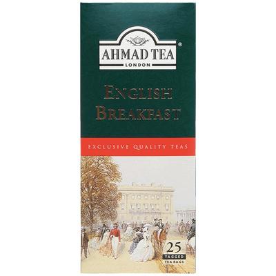 AHMAD TEA英国亚曼英式早餐红茶进口袋泡茶包奶茶原料商用量大